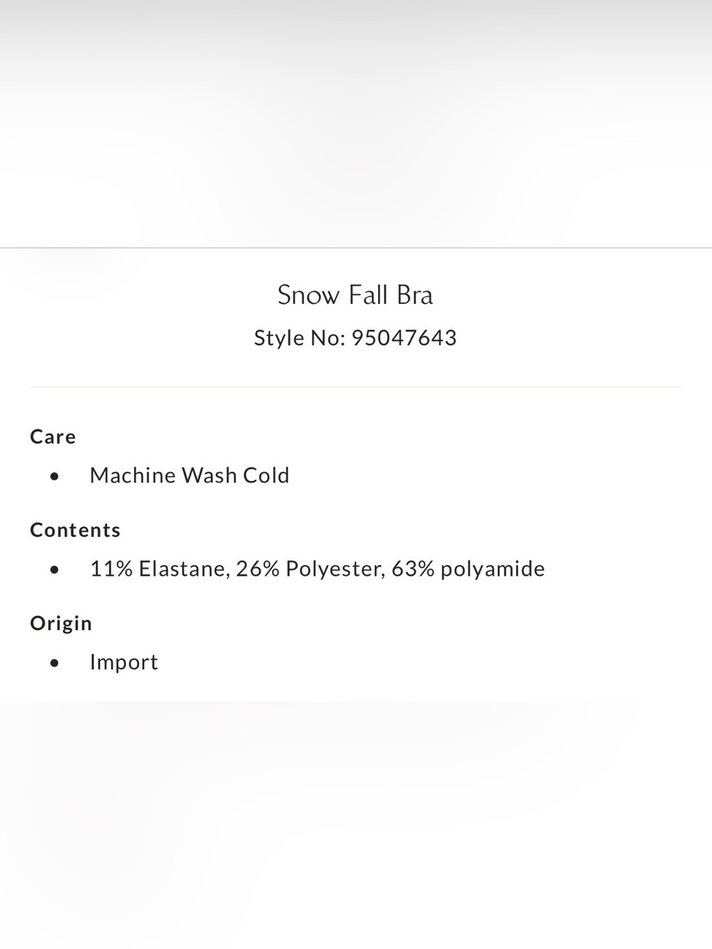 NWOT FP Movement by Free People Snow Fall Bra - Picture 8 of 9